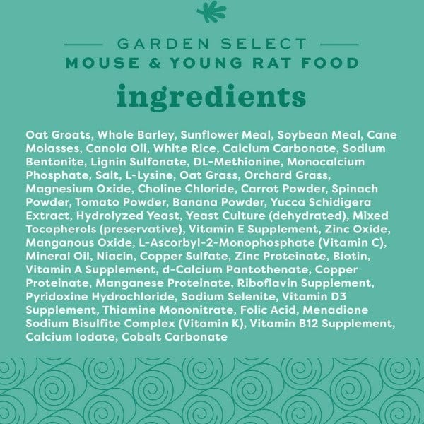 Oxbow Oxbow Garden Select Mouse & Young Rat Food