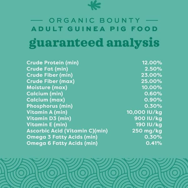 Oxbow Oxbow Organic Bounty Adult Guinea Pig Food