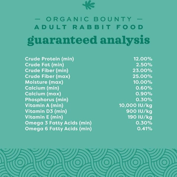 Oxbow Organic Bounty Adult Rabbit Food – Petland Canada