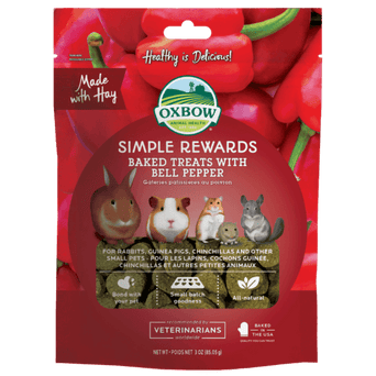 Oxbow Oxbow Simple Rewards Baked Treats with Bell Peppers