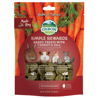 Oxbow Oxbow Simple Rewards Baked Treats with Carrot & Dill