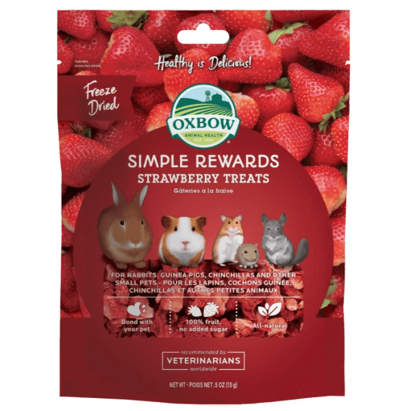 Oxbow Oxbow Simple Rewards Freeze Dried Strawberry Treats