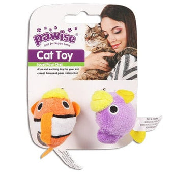 Pawise Pawise Fish Bouncing Ball Cat Toy