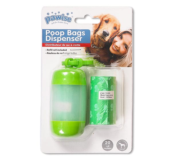 Pawise Poop Bags and Dispenser – Petland Canada