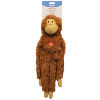 Pawise Pawise Spike Plush Monkey Dog Toy