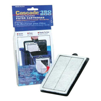 Penn Plax Cascade 150 & 200 Filter Cartridge 3pk Replacement