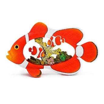 Penn Plax Clown Fish/Coral Diorama; 8.5in