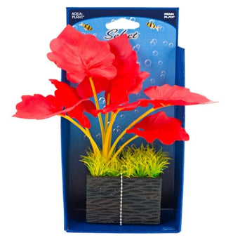 Penn Plax Select Red Plant With Square Base