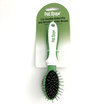 Pet Spaw Pet Spaw Cat Double-Sided Pin & Bristle Combo Brush