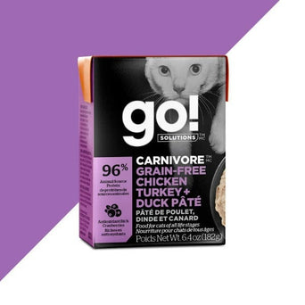 Petcurean Go! Carnivore Grain Free Chicken, Turkey & Duck Pate Wet Cat Food