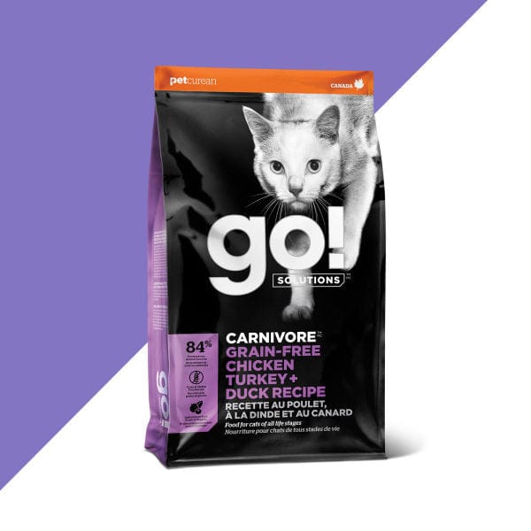 Petcurean Go! Carnivore Grain-Free Chicken, Turkey & Duck Recipe Dry Cat Food