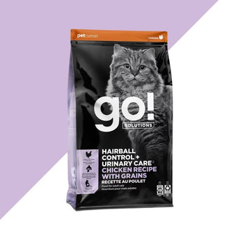 Petcurean Go! Hairball Control + Urinary Care, Chicken Recipe with Grains Dry Cat Food