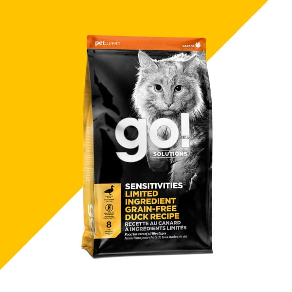 Petcurean Go! Sensitivities Limited Ingredient Grain Free Duck Recipe Dry Cat Food