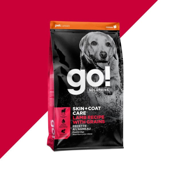 Petcurean GO! Skin & Coat Care Lamb Recipe with Grains Dry Dog Food