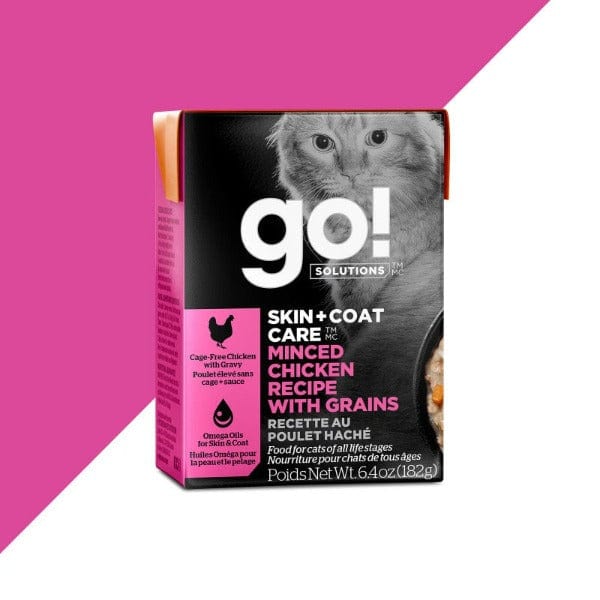 Petcurean Go! Skin & Coat Care Minced Chicken Recipe Wet Cat Food