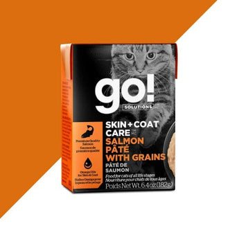 Petcurean Go! Skin & Coat Care Salmon Pate Wet Cat Food