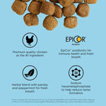 Petcurean Go! Solutions Dental + Immune Health, Chicken + Salmon Recipe with Grains Dry Cat Food
