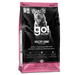 Petcurean Go! Solutions Healthy Aging | Salmon + Duck Recipe with Grains Dry Dog Food