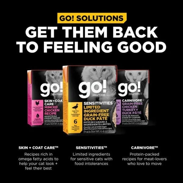Petcurean Go! Solutions Sensitivities Limited Ingredient Grain Free Duck Pate Wet Cat Food