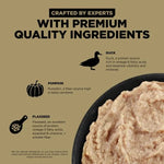 Petcurean Go! Solutions Sensitivities Limited Ingredient Grain Free Duck Pate Wet Dog Food, 12.5oz