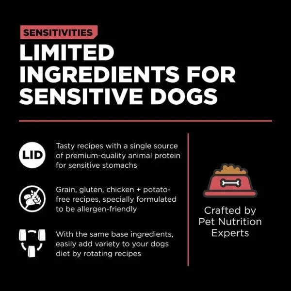 Petcurean Go! Solutions Sensitivities Limited Ingredient Grain Free Salmon Recipe Dry Dog Food