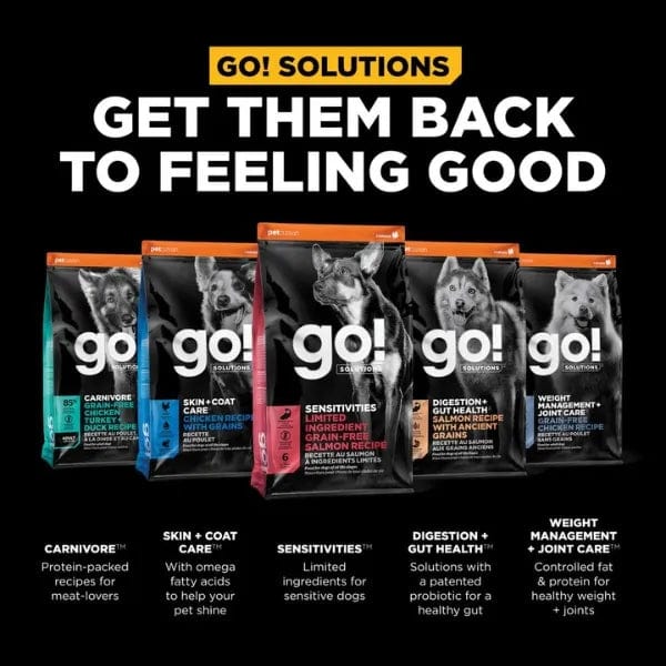 Petcurean Go! Solutions Sensitivities Limited Ingredient Grain Free Salmon Recipe Dry Dog Food