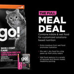 Petcurean Go! Solutions Skin & Coat Care Chicken Recipe with Grains Dry Cat Food