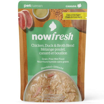Petcurean Now Fresh Chicken, Duck & Broth Blend Grain-Free Wet Cat Food