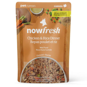 Petcurean Now Fresh Ground Chicken & Rice Dinner Wet Dog Food with Grains