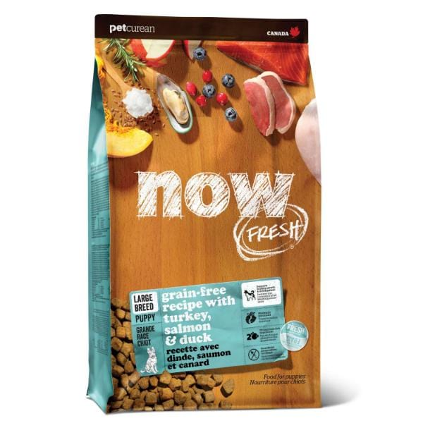 Petcurean Now Fresh Turkey, Salmon & Duck Recipe Large Breed Dry Puppy Food