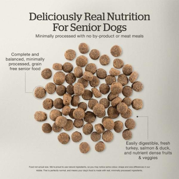 Petcurean Now Fresh Turkey, Salmon & Duck Recipe Senior Dry Dog Food, 22lb