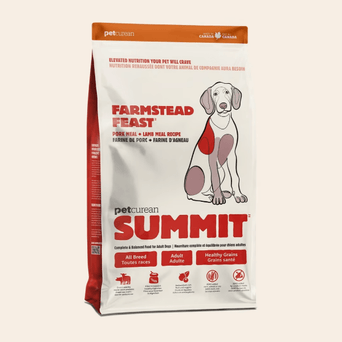 Petcurean Summit Farmstead Feast Pork Meal & Lamb Meal Recipe Adult Dry Dog Food