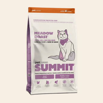 Petcurean Summit Meadow Roast Chicken Meal & Duck Meal Recipe Adult Dry Cat Food