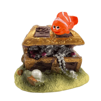 Petland Canada Fish Gear Clown Fish & Treasure Betta Ornament