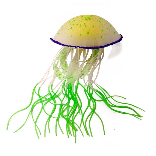 Petland Canada Fish Gear Glow Jellyfish Silicone Aquarium Ornament