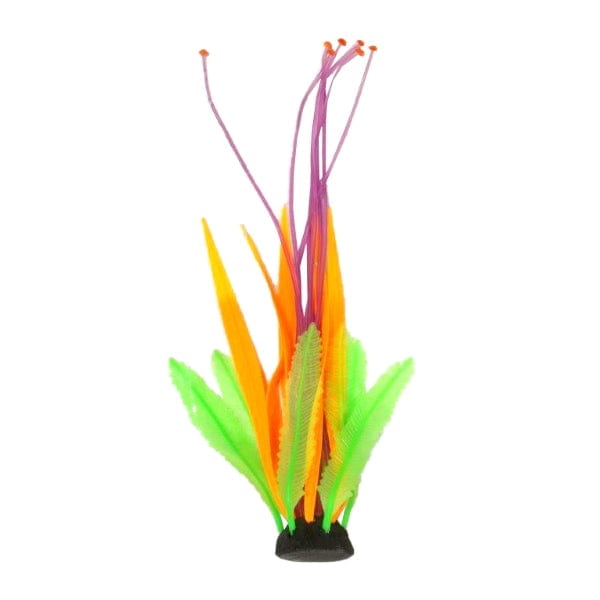 Petland Canada Fish Gear Glow Multi-Colour Seaweed Silicone Aquarium Plant