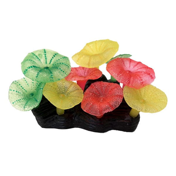Petland Canada Fish Gear Glow Mushroom Anemone Silicone Aquarium Ornament