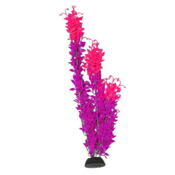 Petland Canada Fish Gear Glow Pink /Purple Ivy Silicone Aquarium Plant