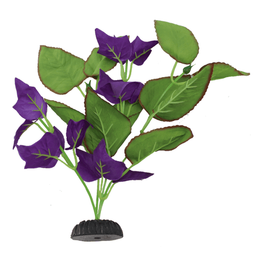 Fish Gear Green Bacopa & Purple Ivy Silk Aquarium Plant
