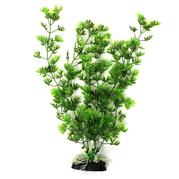 Petland Canada Fish Gear Green Water Parsley Plastic Aquarium Plant (12")