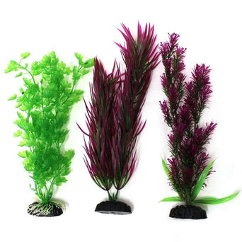 Petland Canada Fish Gear Plastic Aquarium Plant 3-Pack (12")