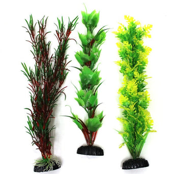 Petland Canada Fish Gear Plastic Aquarium Plant 3-Pack (16")