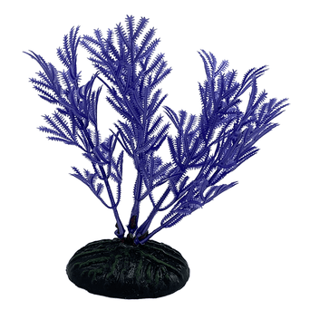 Petland Canada Fish Gear Purple Feather Plastic Betta Plant