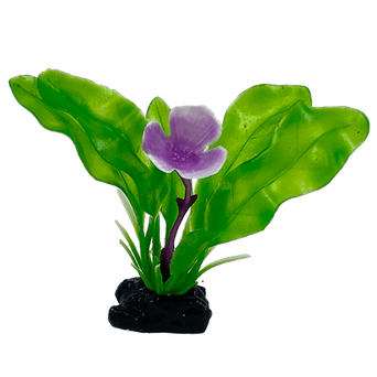 Petland Canada Fish Gear Purple Lily Plastic Betta Plant