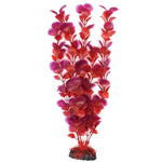 Petland Canada Fish Gear Red Palm Plastic Aquarium Plant (16")
