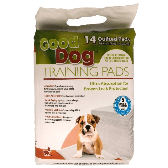 Good Dog Training Pads 24X24in 7Pk