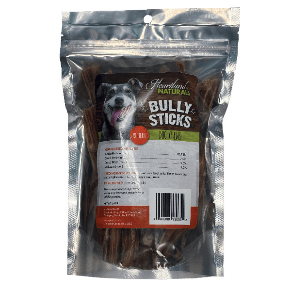 Petland Canada Heartland Naturals Bully Sticks Dog Chews 10 Pack
