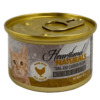 Petland Canada Heartland Naturals Tuna & Chicken Recipe Canned Nutrition For Cats & Kittens