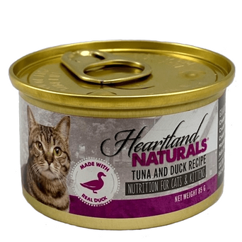 Petland Canada Heartland Naturals Tuna & Duck Recipe Canned Nutrition For Cats & Kittens
