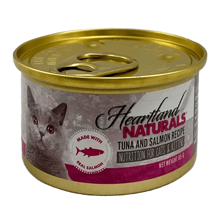 Petland Canada Heartland Naturals Tuna & Salmon Recipe Canned Nutrition For Cats & Kittens